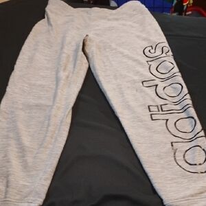 Adidas Girls Gray Sweatpants